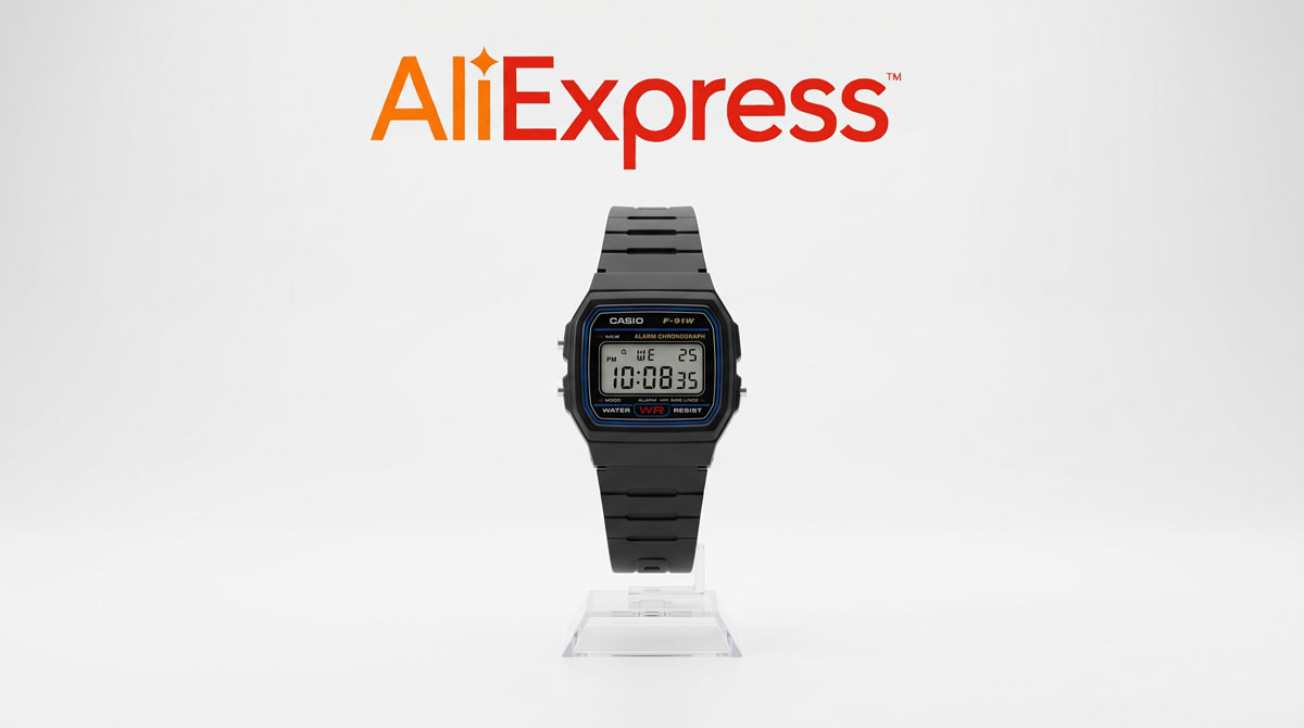 Casio F-91W fuq AliExpress – Gwida tax-Xiri għal Malta
