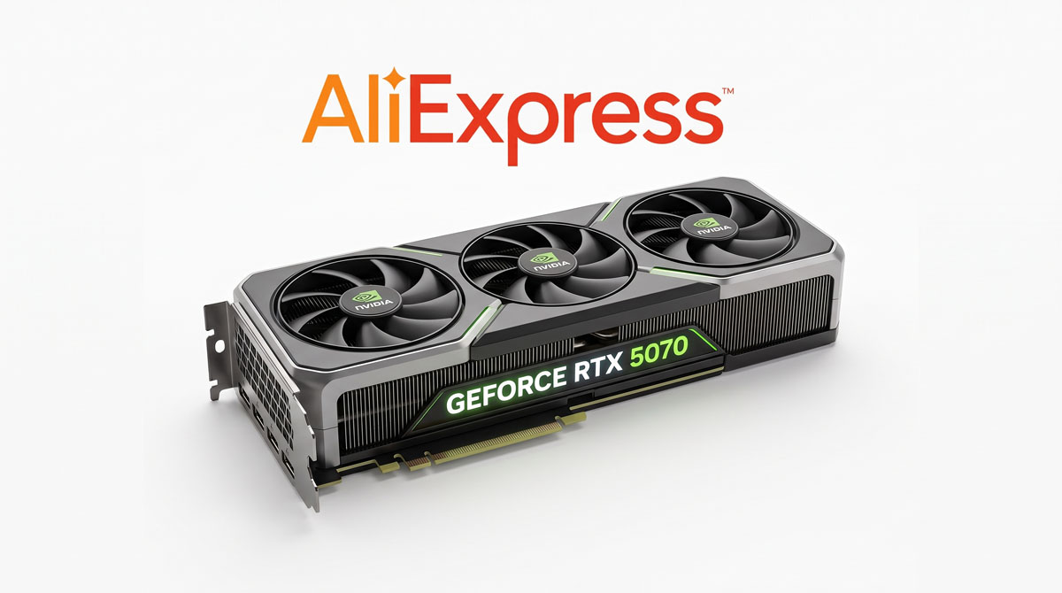 NVIDIA GeForce RTX 5070 fuq AliExpress
